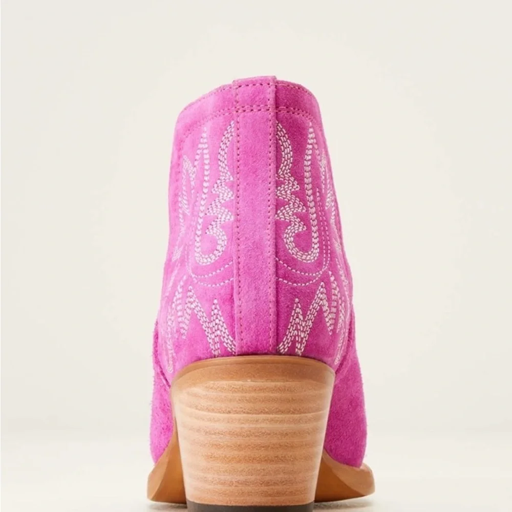 Ariat pink Dixon Boots - Picture 3 of 9